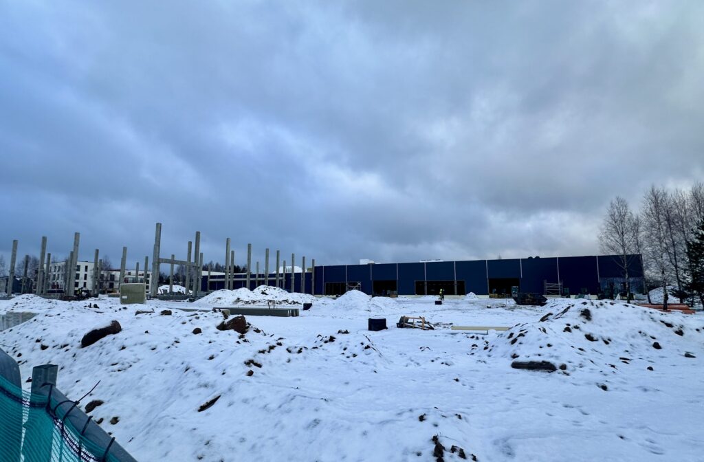 Estų g. 1 (Estų g. 1) - Baseins, Tirdzniecības centrs, Sporta būve - būvdarbu attēli