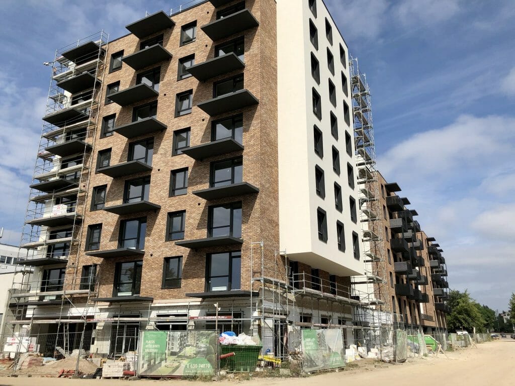 Kernavės aveniu (Kernavės g. 4) - Multi apartment - construction photos