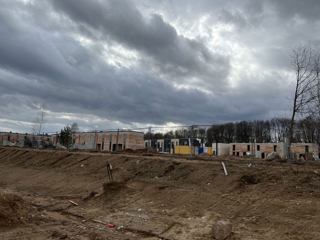 MO Garden 1 etapas (sublokuoti namai) (Mozūriškių g. 188, 200, 202, 204, 206, 208, 210, 212, 222, 224, 226, 228) - Row housing - construction photos