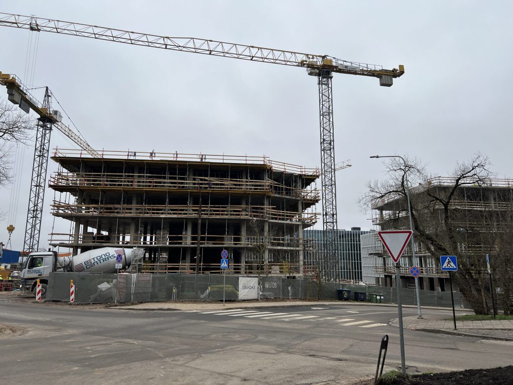 U128 (Ukmergės g. 128) - Daugiabutis - statybų nuotraukos