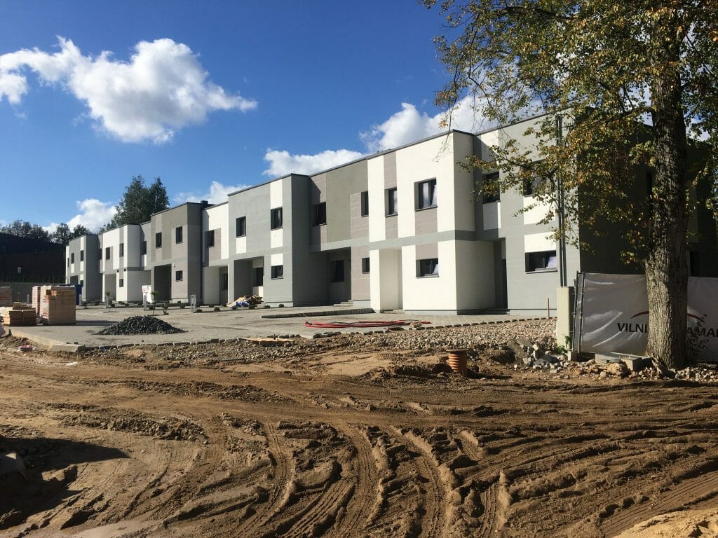 Džiaugsmo slėnis (Stasio Lozoraičio g. 35, 37, 39, 41, 45, 47, 49, 51) - Row housing - construction photos