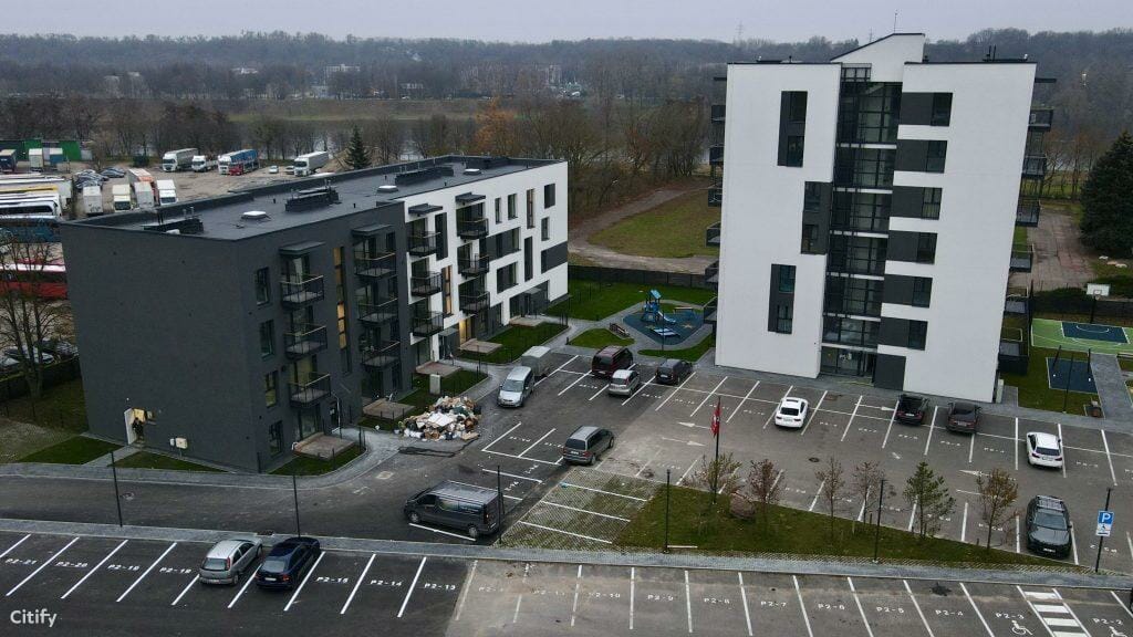 Arčiau Nemuno (Vokiečių g. 166) - Daugiabutis - statybų nuotraukos