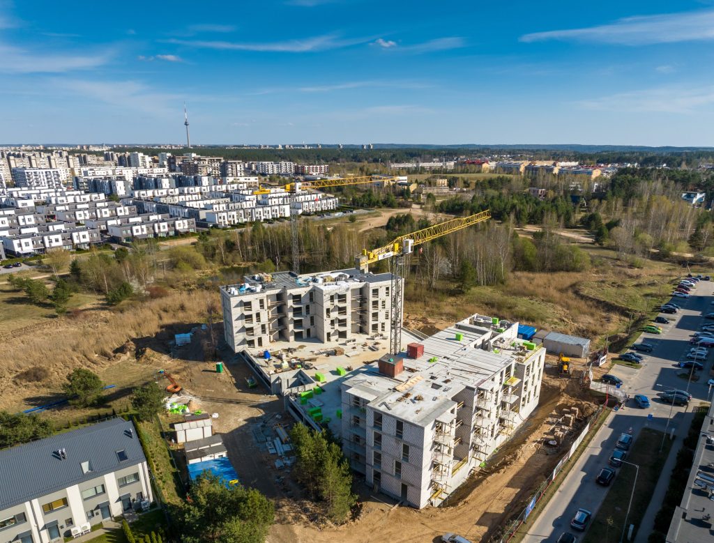Nendrù (Pilkalnio g. 53) - Multi apartment - construction photos