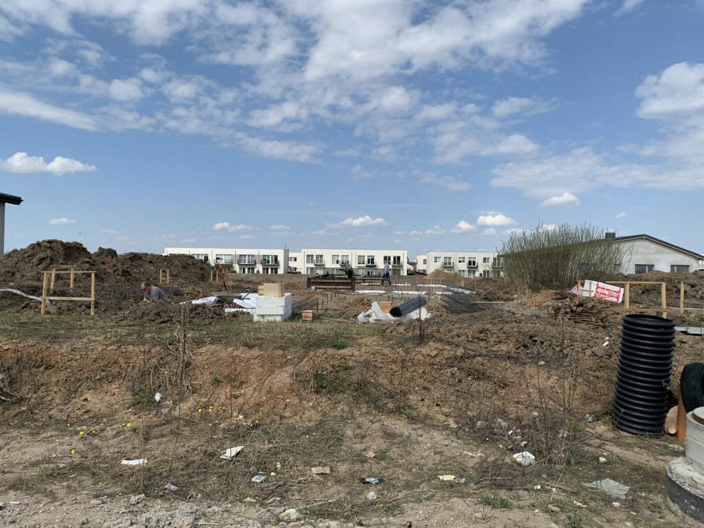 Giraitės terasos (Gervuogių g. 1, 2, 3, 5, 6, 7, 8, 9, 12 - 52 , Mėlynių g. 1, 1A, 2, 2A, 3, 3A, 4, 4A, 5, 5A - 26, 26A) - Private house community - construction photos