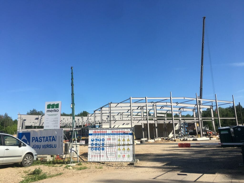 Tokvila centras Savanorių pr. 274 (Savanorių pr. 274) - Autosalons / Auto apkalpošanas centrs - būvdarbu attēli