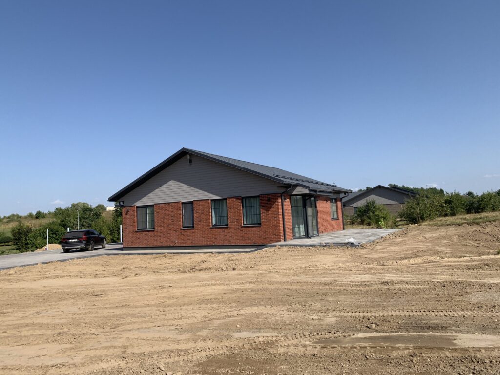 Saulės kalvos (Akacijų g. 1, 2, 3, 4, 5, 6, 7, 8, 9, 10, 11, 12, 13, 14, 15, 16, 17, 18, 19, 20, 21, Jazminų g. 1, 3, 5, 7, 9, 11, 13, 15, 17) - Private house community - construction photos