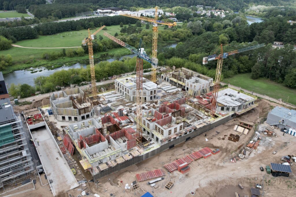 reVINGIS Park Space (Geležinio Vilko g. 2) - Multi apartment - construction photos