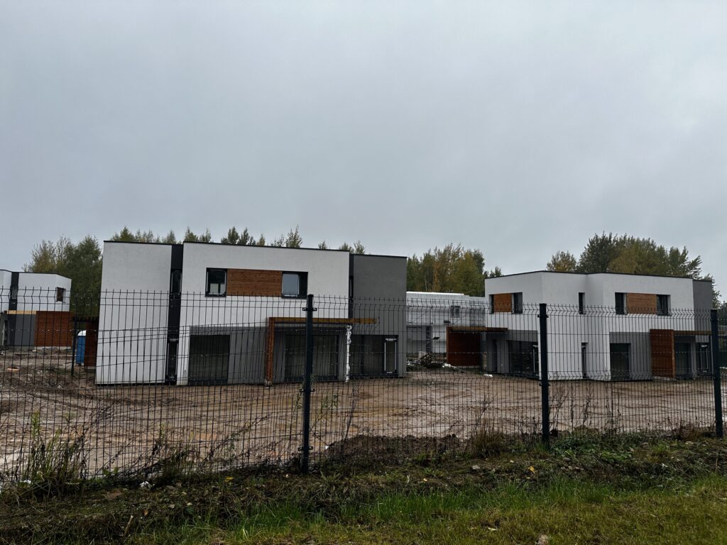 Pupojų parkas 2 etapas (namai 4 - 9) (Skaisterių g. 9, 11, 13, 15, 17, 19) - Row housing - construction photos