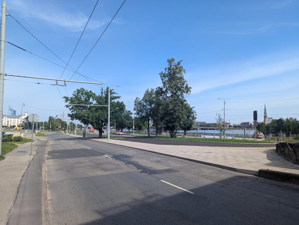 Mūkusalas ielas krasta promenāde (Mūkusalas iela) - Bike path, Waterside - construction photos