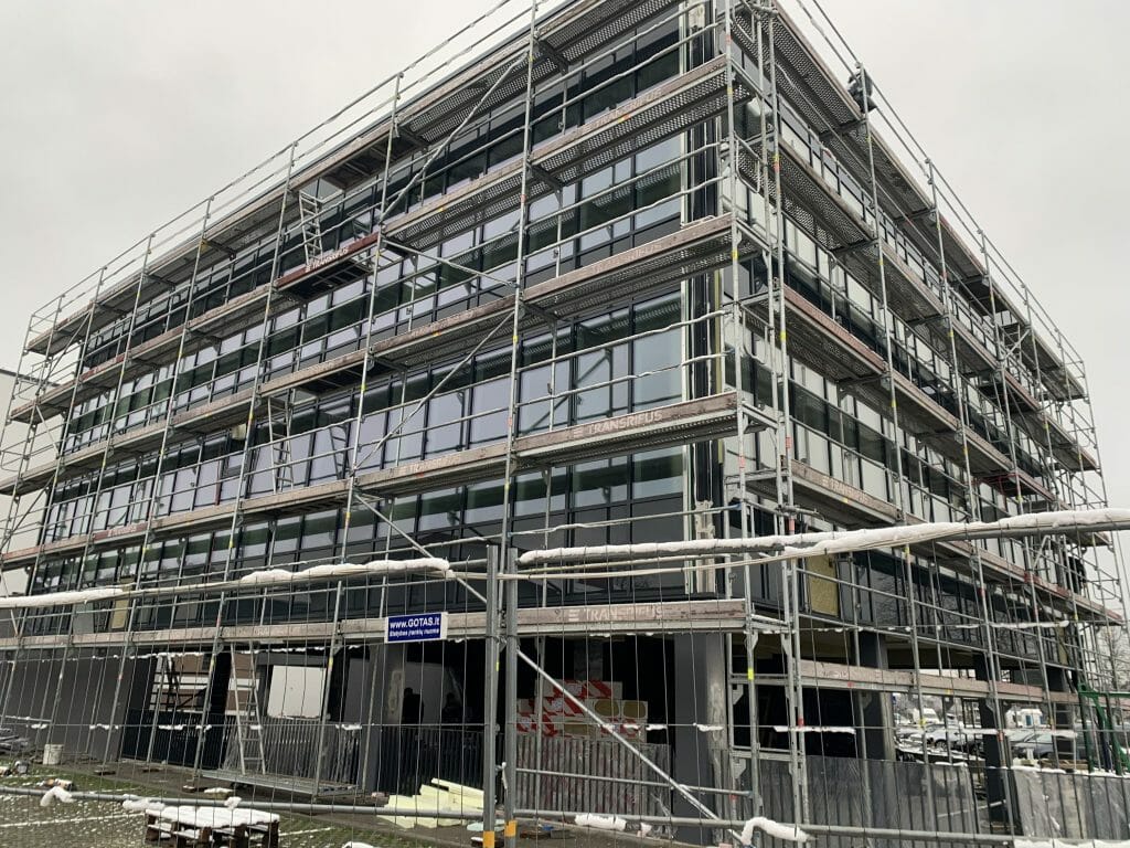 G12 (Šeškinės Sodų g. 12) - Office center - construction photos