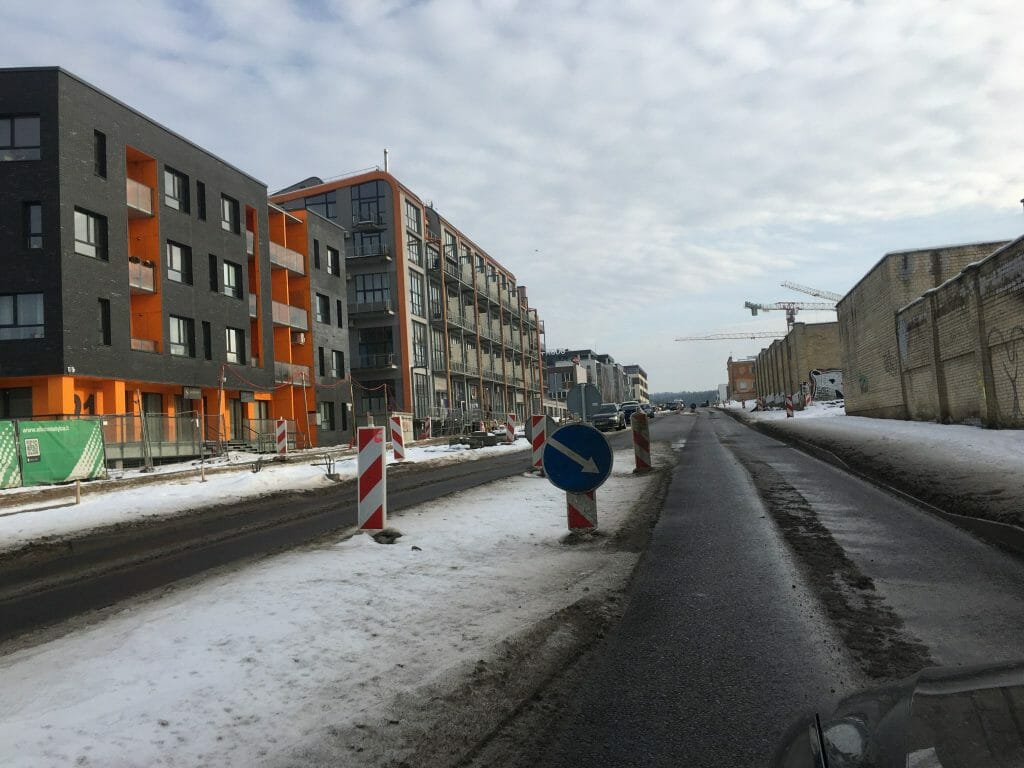 Manufaktūrų g. (Manufaktūrų g.) - Bike path, Street - construction photos