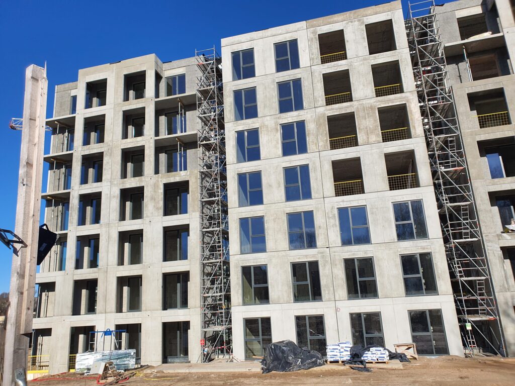 Vilnelės skverai 2 etapas (Manufaktūrų g. 7) - Multi apartment - construction photos