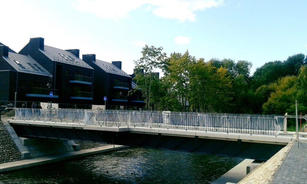 Vilnios pakrančių tvarkymas (Aukštaičių g.) - Bike path, Waterside - construction photos