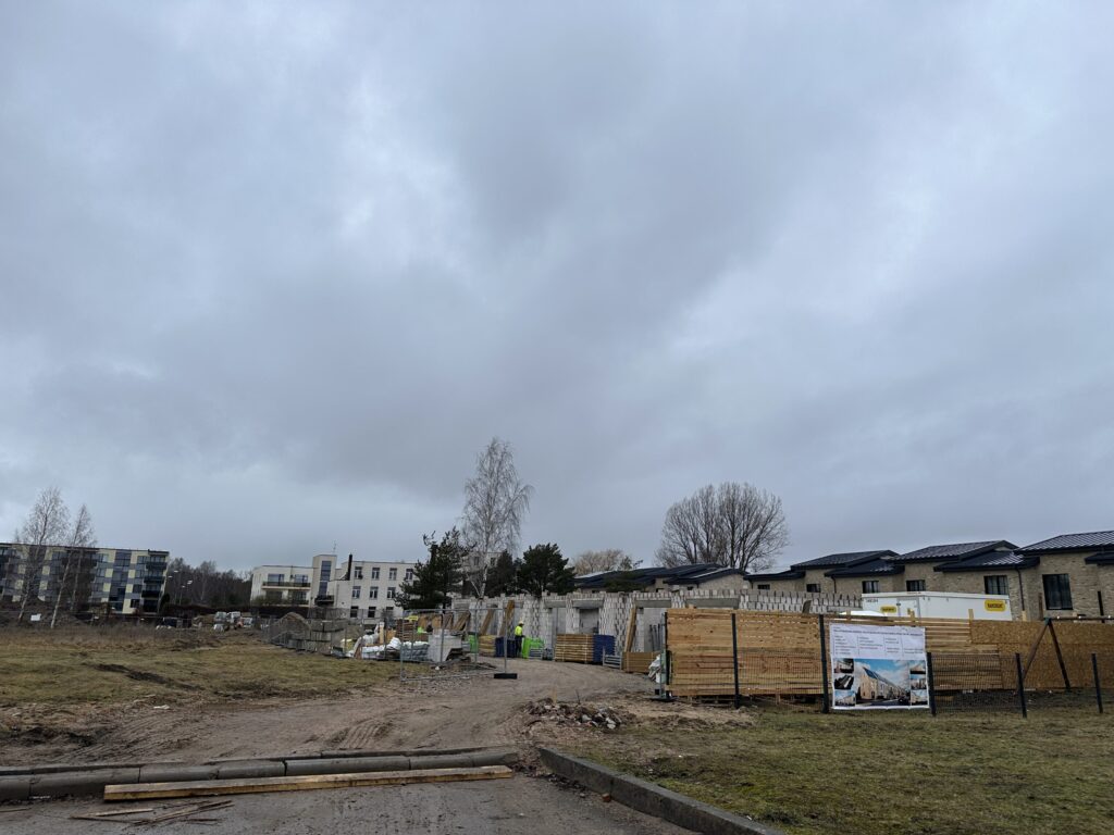 Medvalakio skveras (Medvalakio g. 25B) - Row housing - construction photos