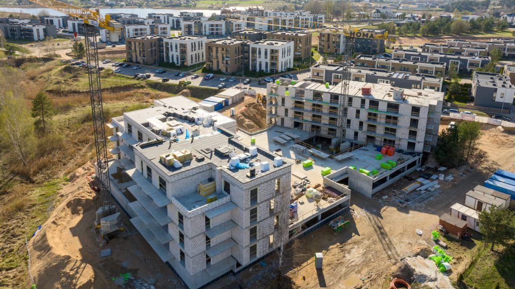 Nendrù (Pilkalnio g. 53) - Multi apartment - construction photos