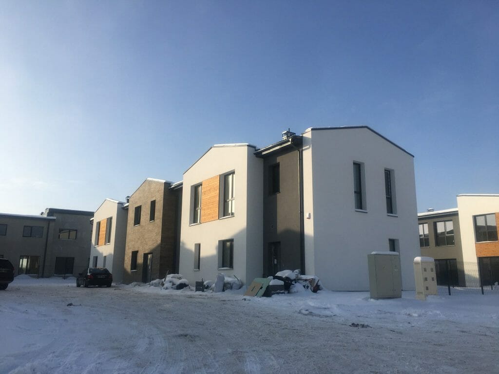 Kotedžai Kalnėnuose 2 etapas (Kroatų g.) - Row housing - construction photos