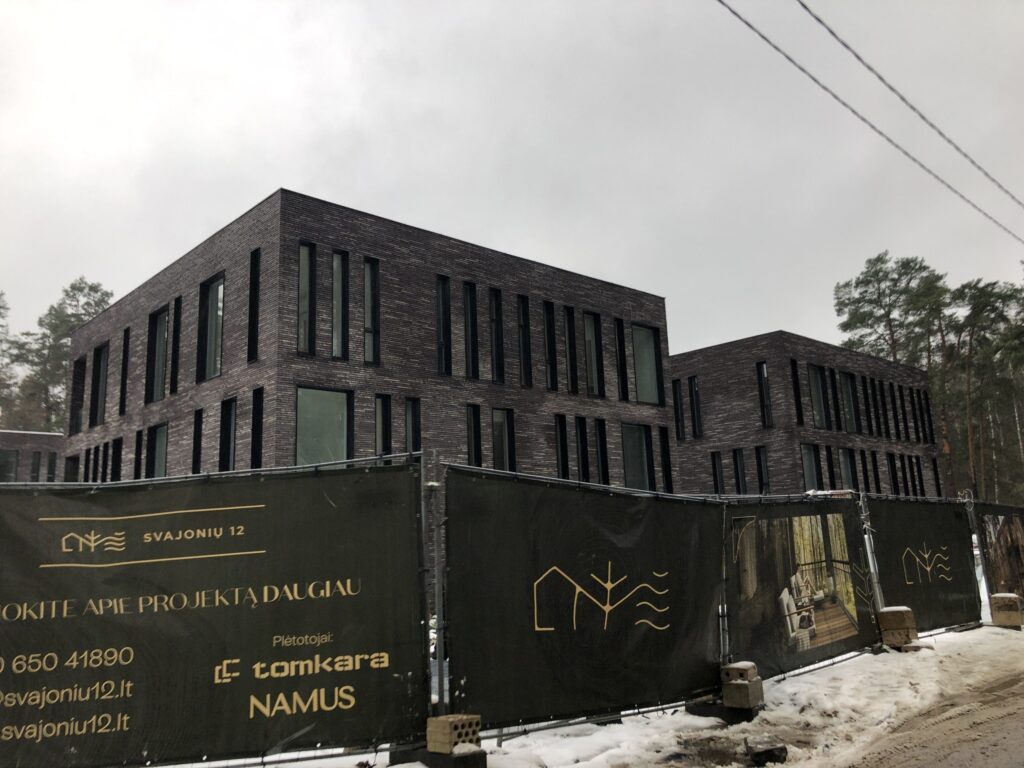 Svajonių 12 (Svajonių g. 12) - Multi apartment - construction photos