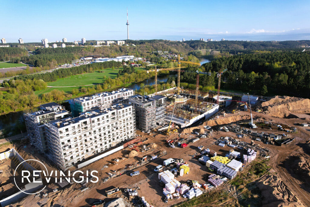 reVINGIS River Space (Geležinio Vilko g. 2) - Multi apartment - construction photos
