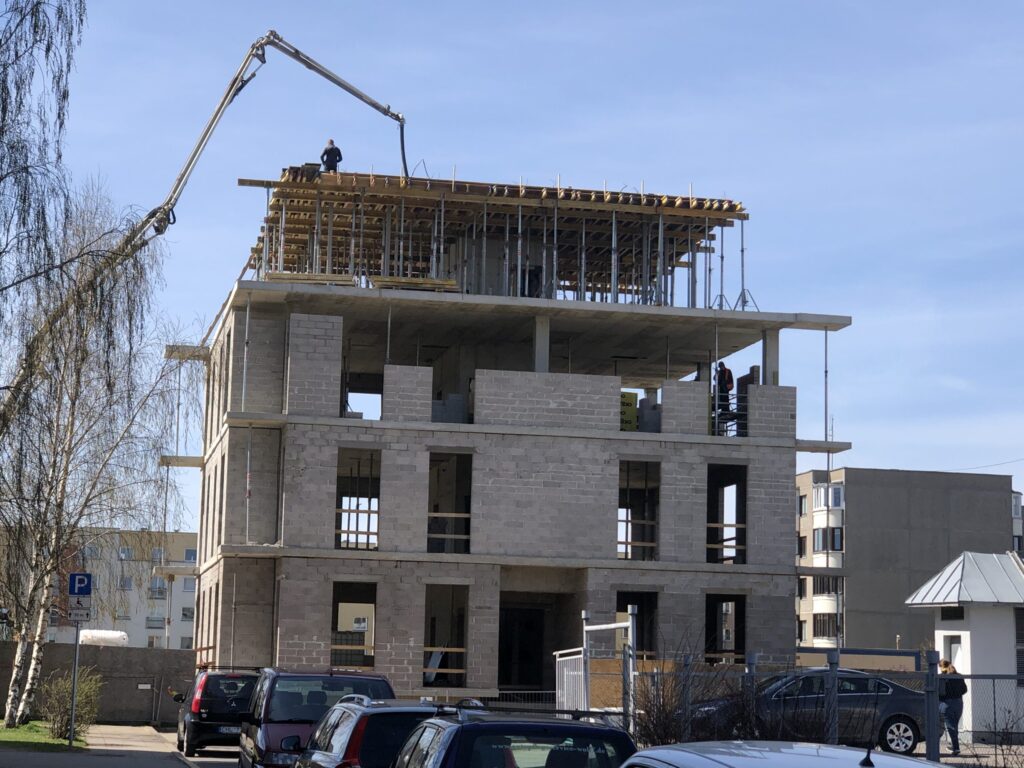 Tolminkiemio 19A (Tolminkiemio g. 19A) - Multi apartment - construction photos