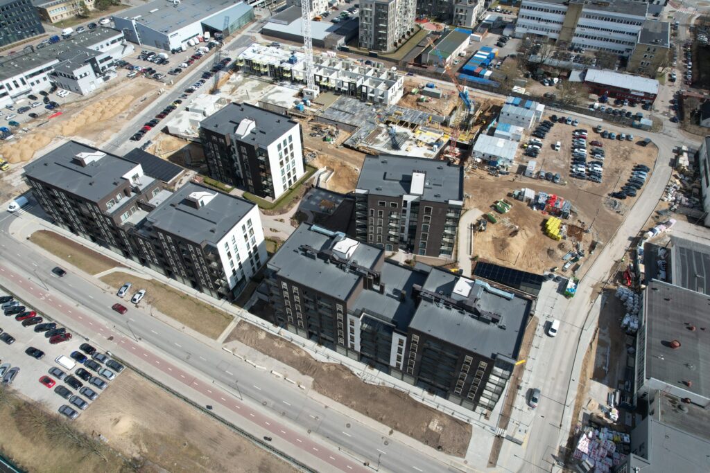 Naujasis Skansenas 2 etapas (Linkmenų g. 15) - Multi apartment - construction photos