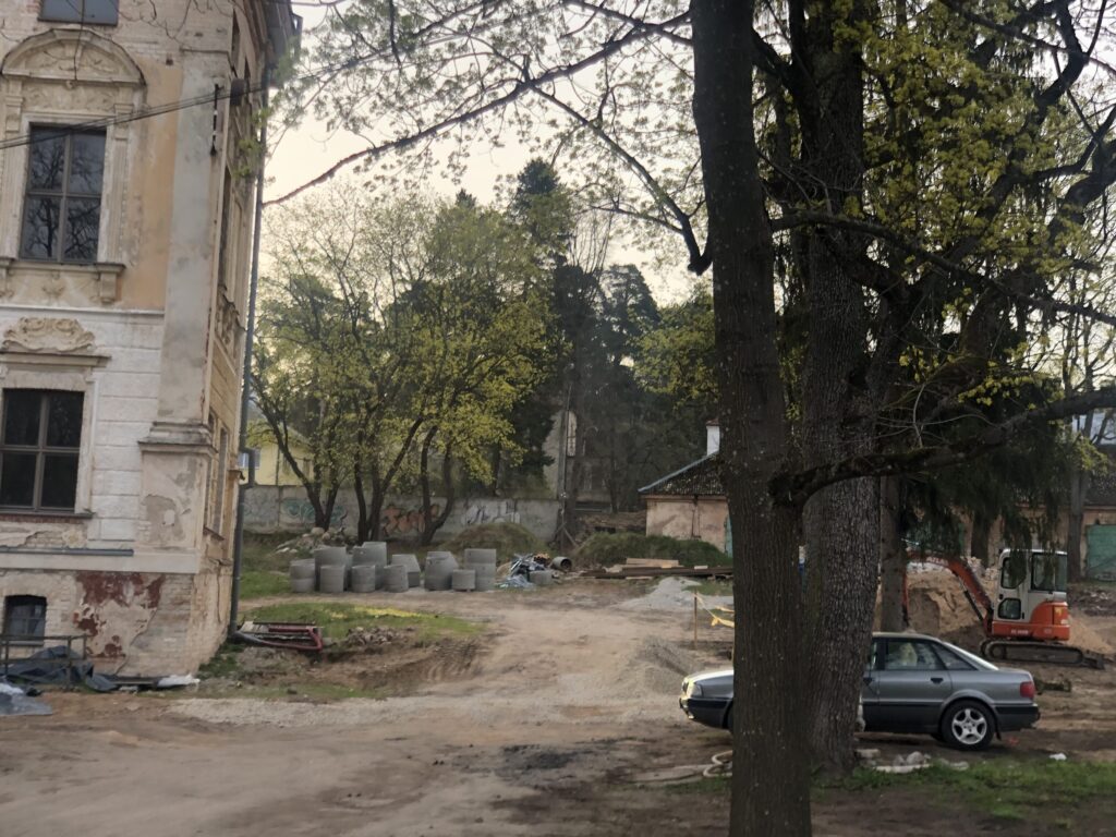 Sapiegų rūmai (L. Sapiegos g. 13) - Cultural center - construction photos
