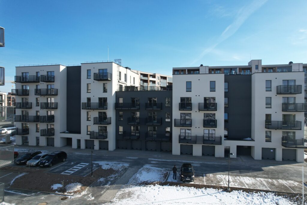 7 vakarai (Budiniškių g. 6, 8) - Multi apartment - construction photos