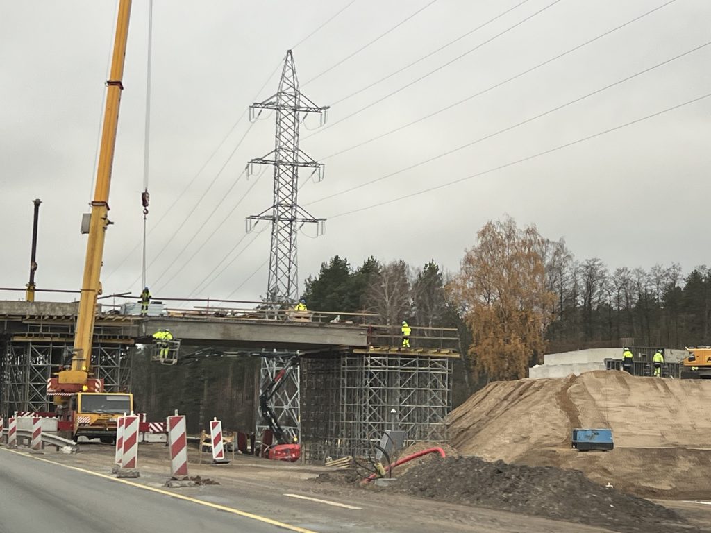Skirtingų lygių sankryžos ties Ašigalio g. (Ašigalio g., Briedžių tak.) - Road - construction photos