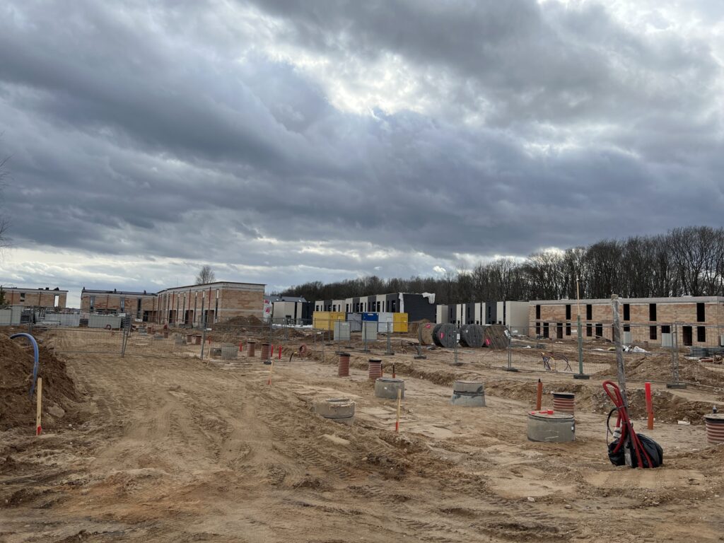 MO Garden 1 etapas (sublokuoti namai) (Mozūriškių g. 188, 200, 202, 204, 206, 208, 210, 212, 222, 224, 226, 228) - Row housing - construction photos