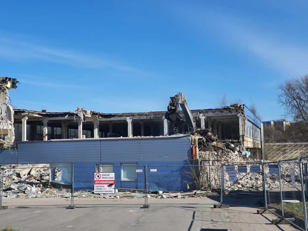 Remarco 1 etapas (Drujos g. 2) - Food store, Office center - construction photos