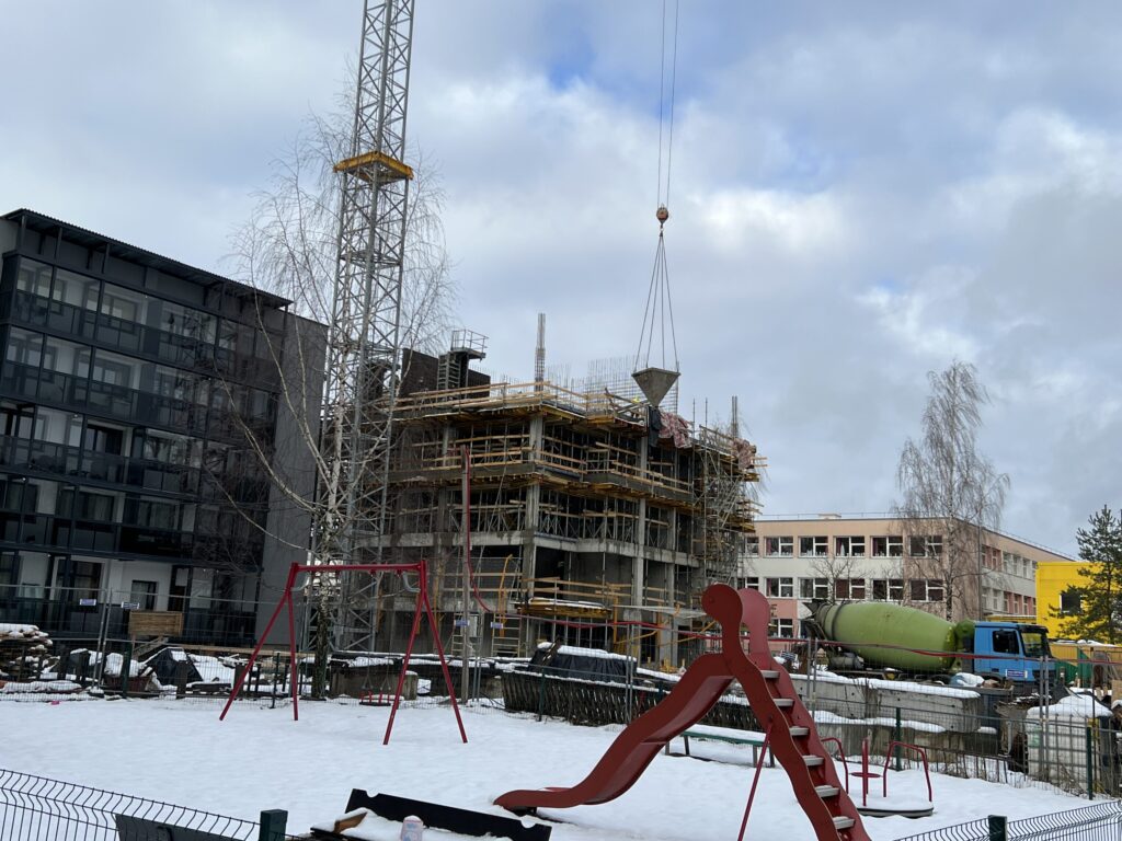 Laisvės 45A (Laisvės pr. 45A) - Multi apartment - construction photos