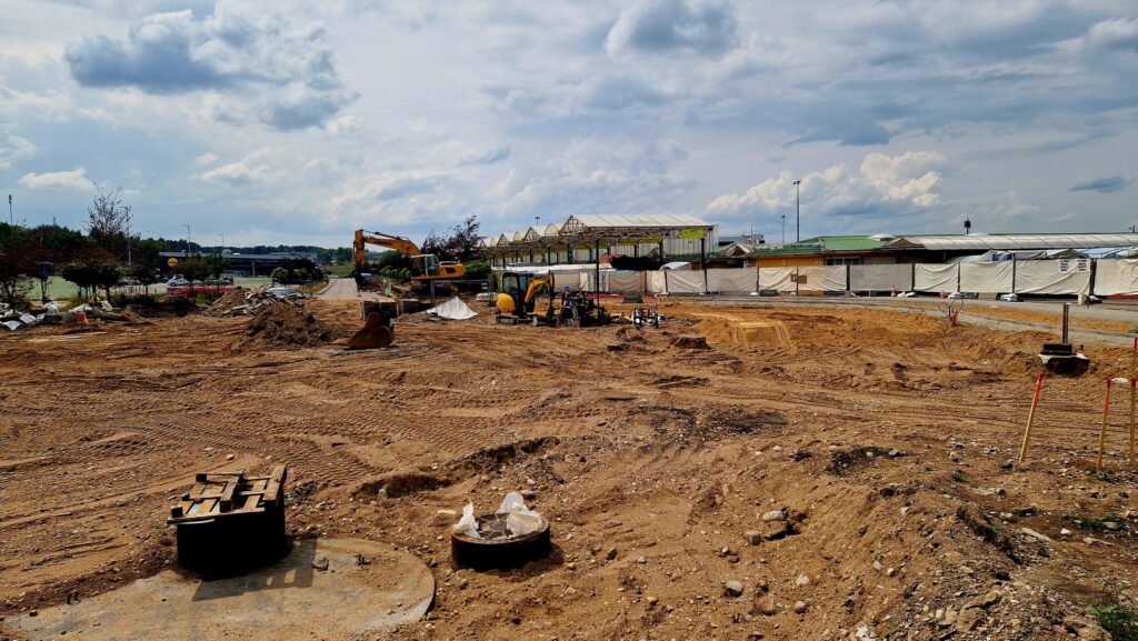 Paneriškių gatvės atkarpa iki Gariūnų g (Paneriškių g.) - Bike path, Street - construction photos