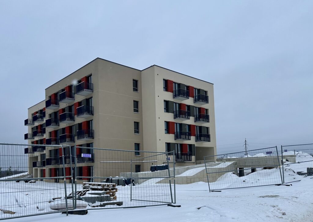 Naujasis Antakalnis (Duburio namas) (Duburio g. 4) - Multi apartment - construction photos