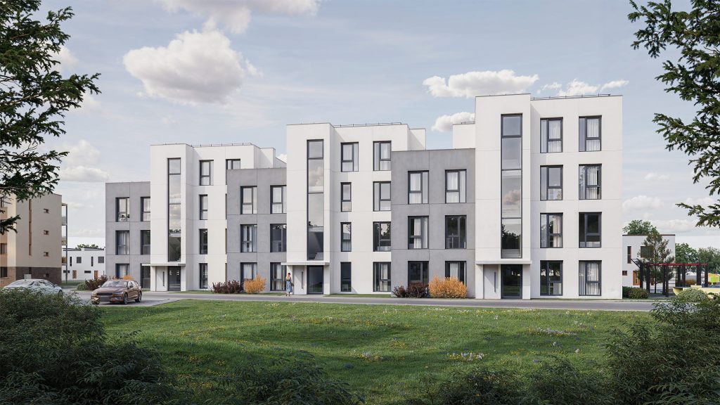 Grunau 121 (Simono Grunau g. 121) - Daugiabutis - vizualizacija