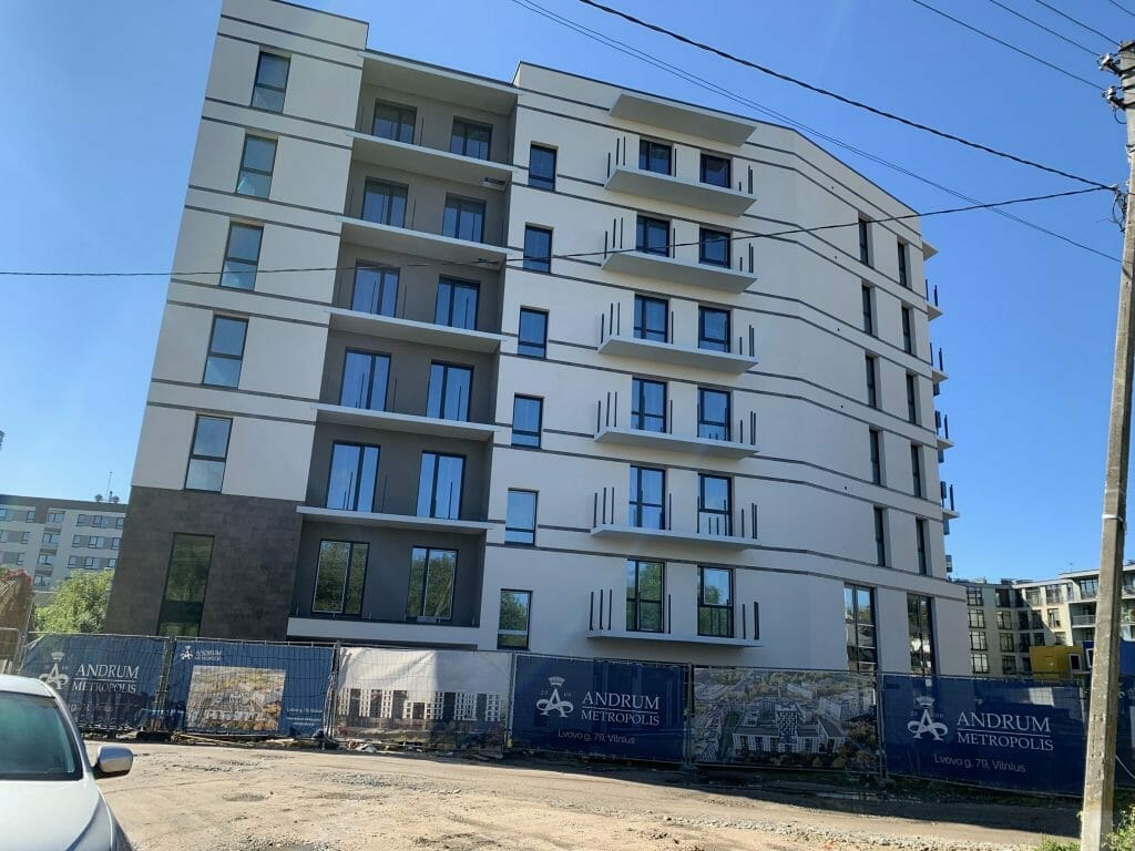 Andrum Metropolis (Lvovo g. 79) - Multi apartment - construction photos
