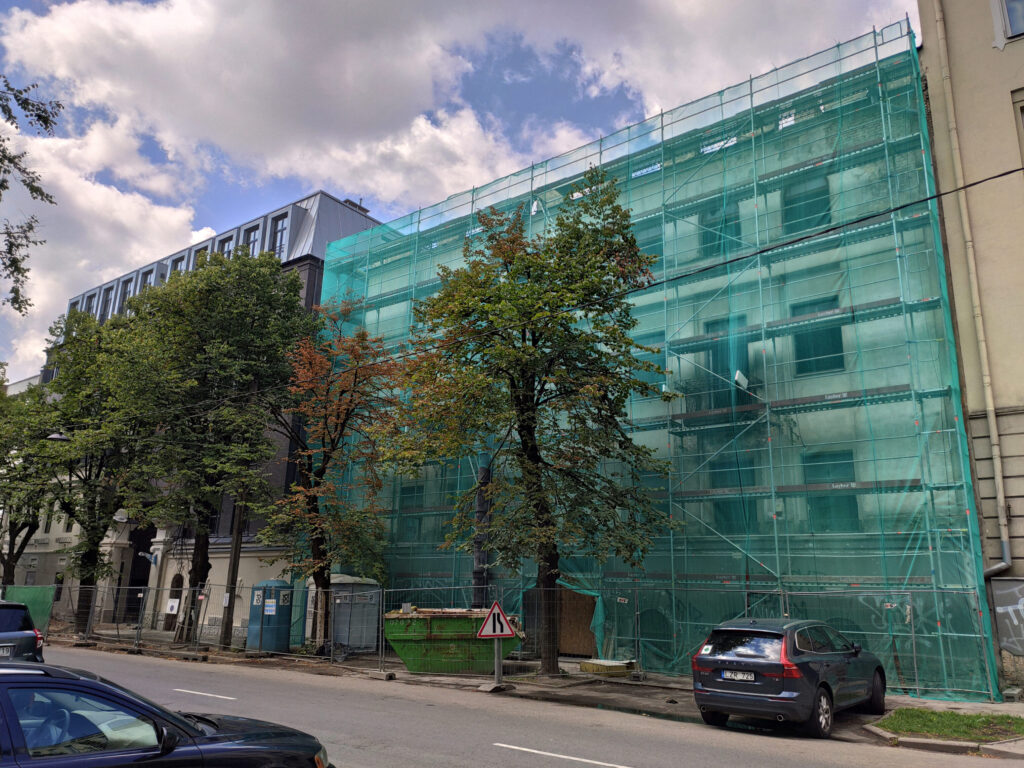 Baltas Lapas Mindaugo 4 etapas (Aguonų g. 17) - Multi apartment - construction photos