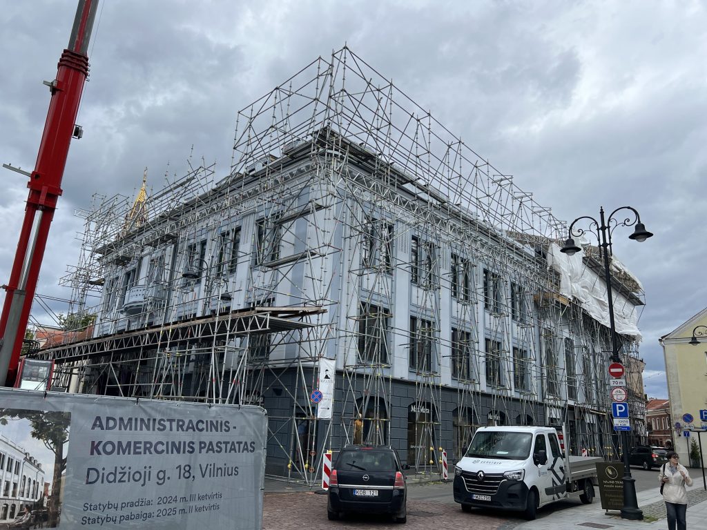 Didžioji g. 18 (Didžioji g. 18) - Office center - construction photos