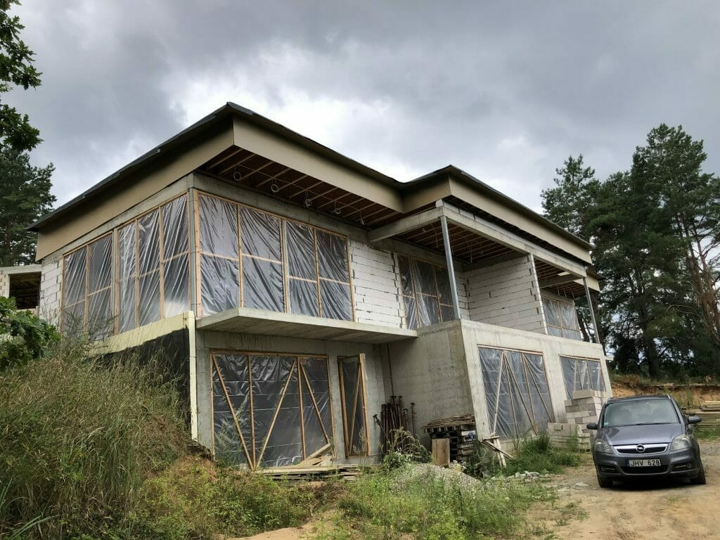 Terasų g. 21 (Terasų g. 21) - Row housing - construction photos