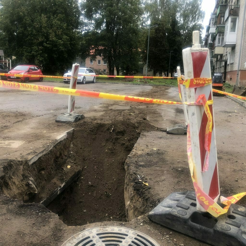 Rumpiškių kvartalas (III teritorija) (Taikos pr.,Rumpiškės g., Sausio 15-osios g.) - Pedestrian path - construction photos