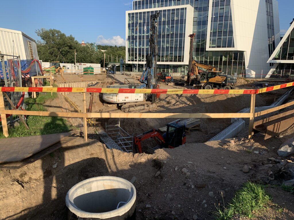 Sporto 16 (Sporto g. 16) - Office center - construction photos