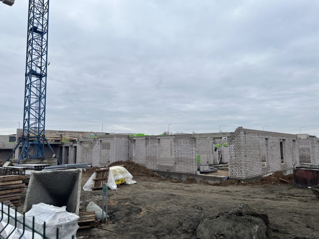 Saulės namai (Pilkalnio g. 5, 7) - Multi apartment - construction photos