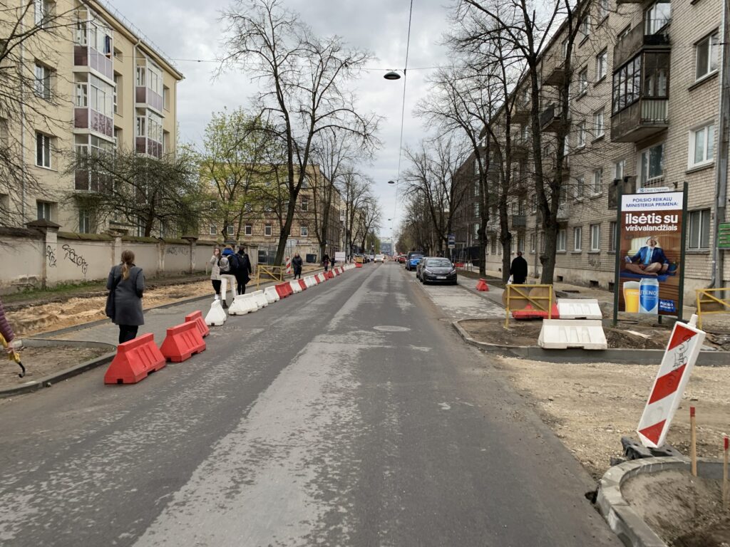 Ramaus eismo T. Ševčenkos g. (T. Ševčenkos g.) - Street - construction photos