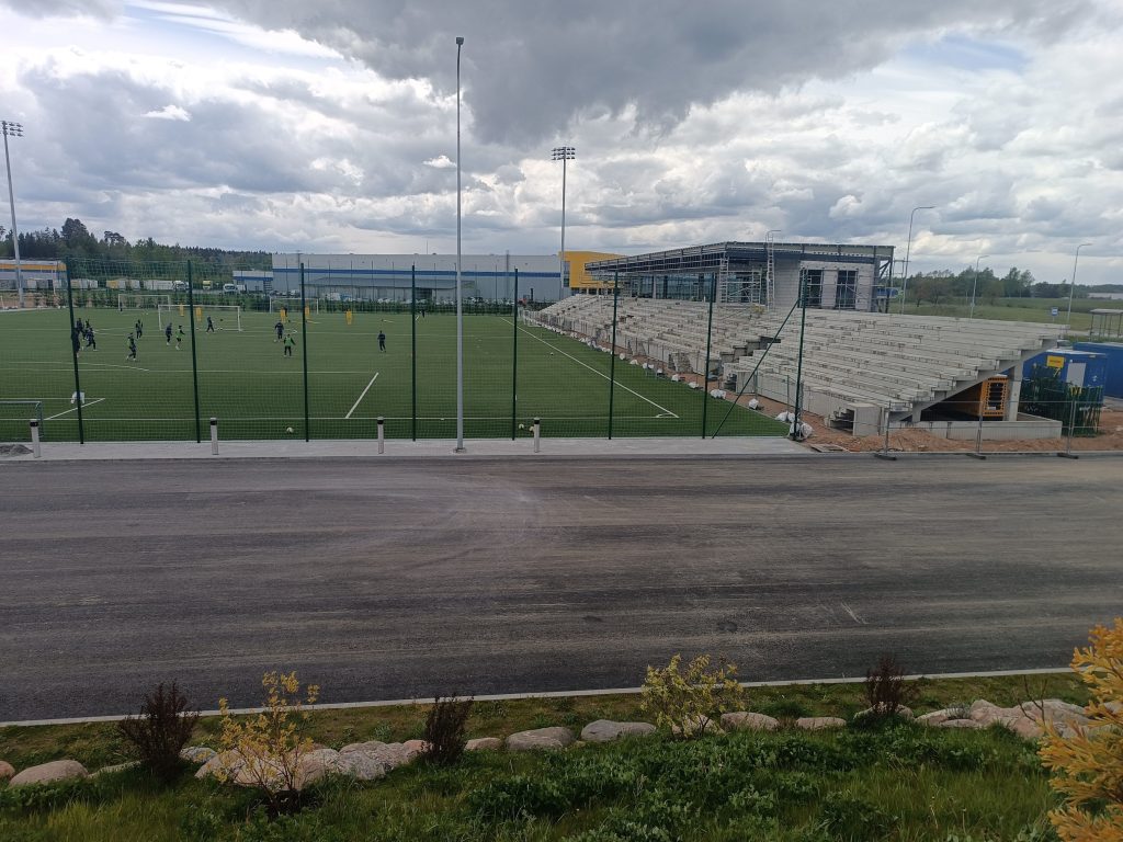 Stadionas Galinės g. 5 (Galinės g. 5, Galinės k., Avižienių sen.) - Sports field or court - construction photos