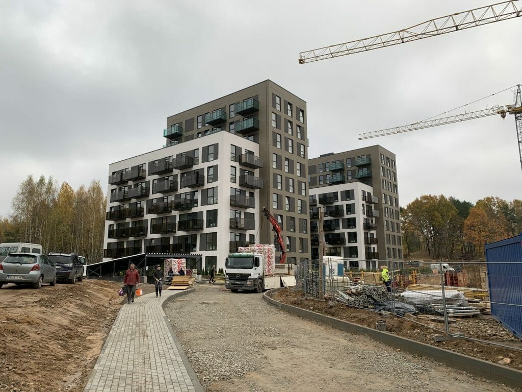 Bajorų lajos 1 etapas (Bajorų kel. 29) - Daugiabutis - statybų nuotraukos