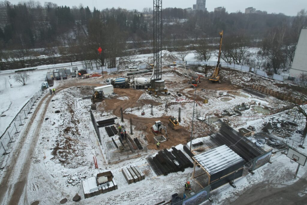 Vileišio 27 (P. Vileišio g. 27A) - Multi apartment - construction photos