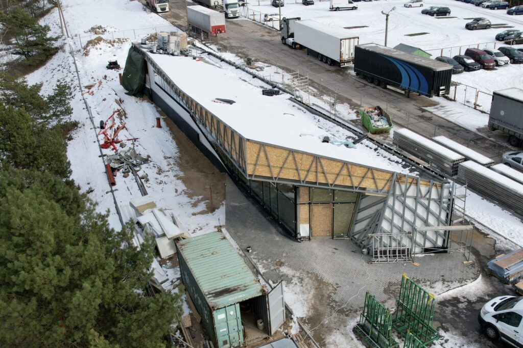 Hesburger Gariūnų aklg. 4 (Gariūnų aklg. 4) - Food services - construction photos