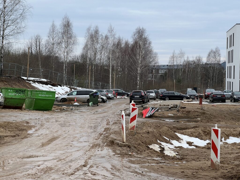 Karaliaučiaus g. atkarpa, Vištyčio g., J. Bretkūno g. atkarpa (Karaliaučiaus g., Vištyčio g., J. Bretkūno g.) - Bike path, Street - construction photos