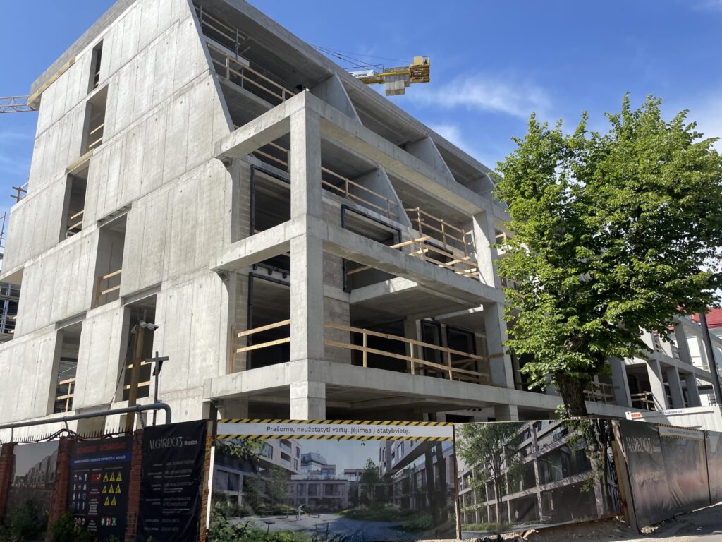 Algirdo 3 (Algirdo g. 3) - Multi apartment - construction photos