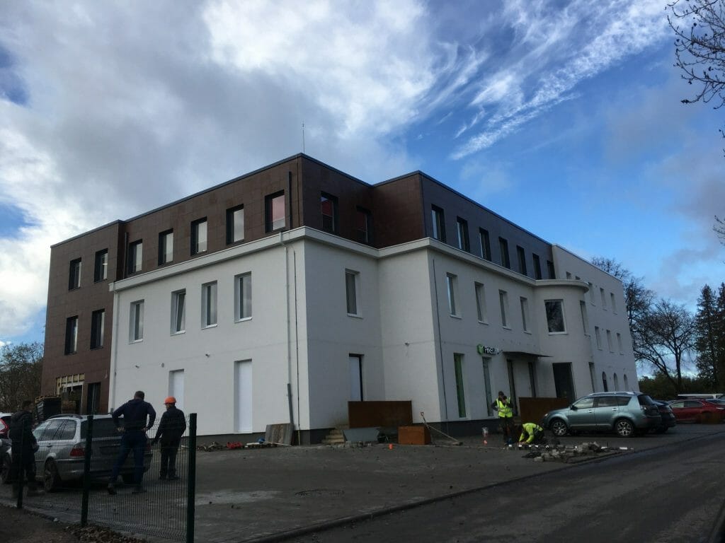 Europos pr. 96 (Europos pr. 96) - Office center - construction photos