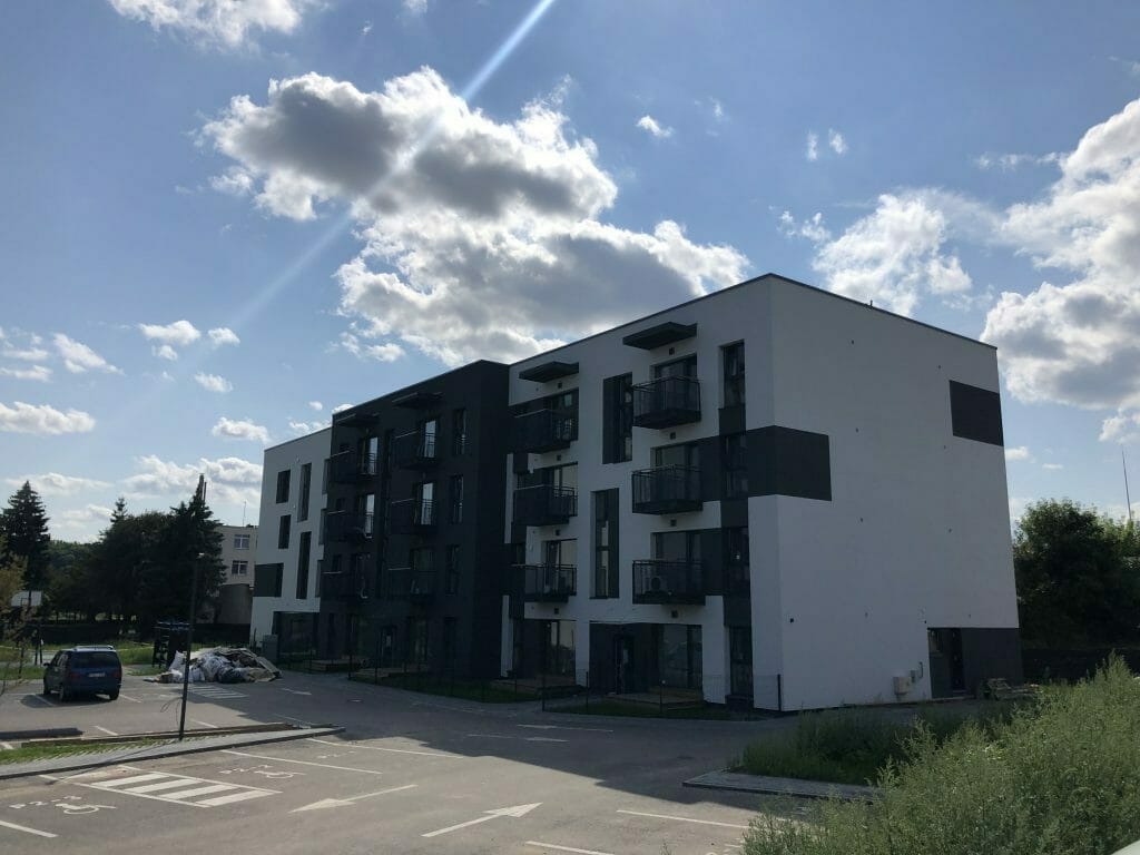 Arčiau Nemuno (Vokiečių g. 166) - Daugiabutis - statybų nuotraukos
