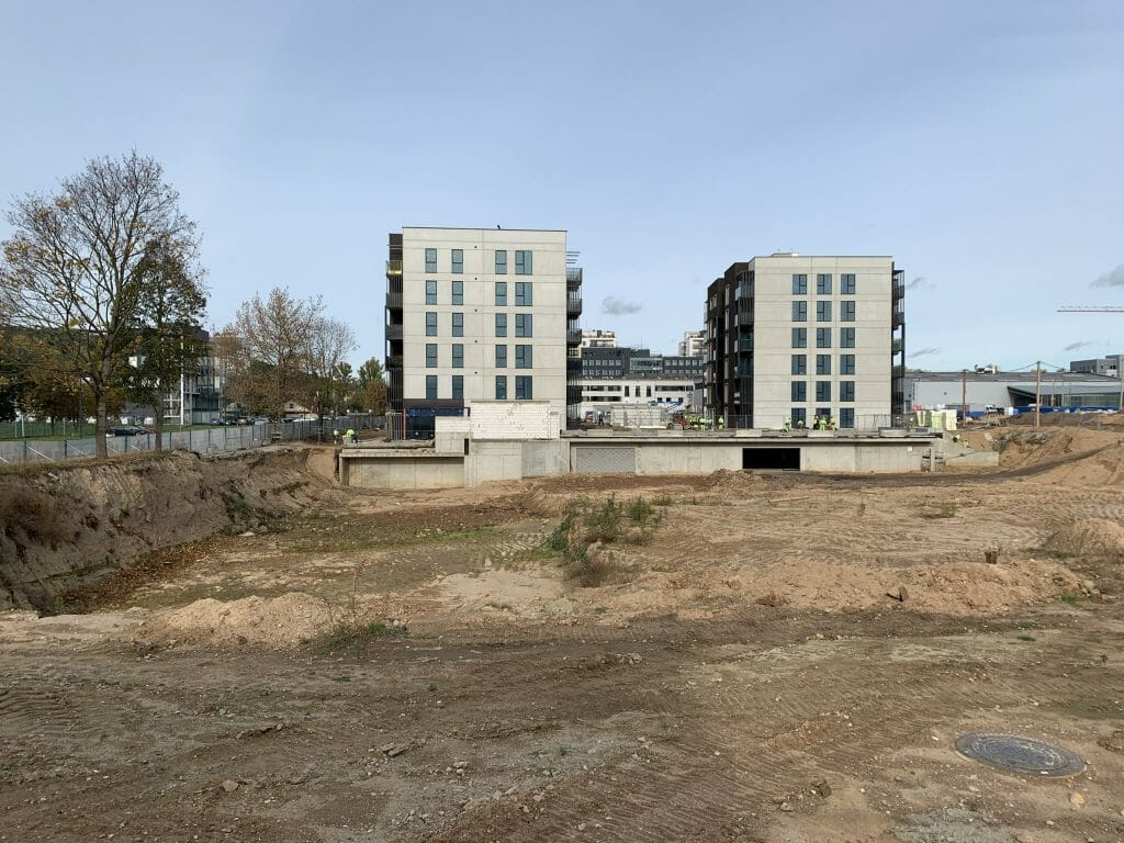 Naujasis Skansenas 1 etapas (Linkmenų g. 15) - Multi apartment - construction photos